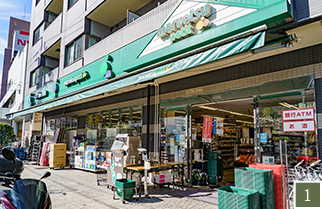 ピーコックストア文京グリーンコート店（徒歩9分・約710m）