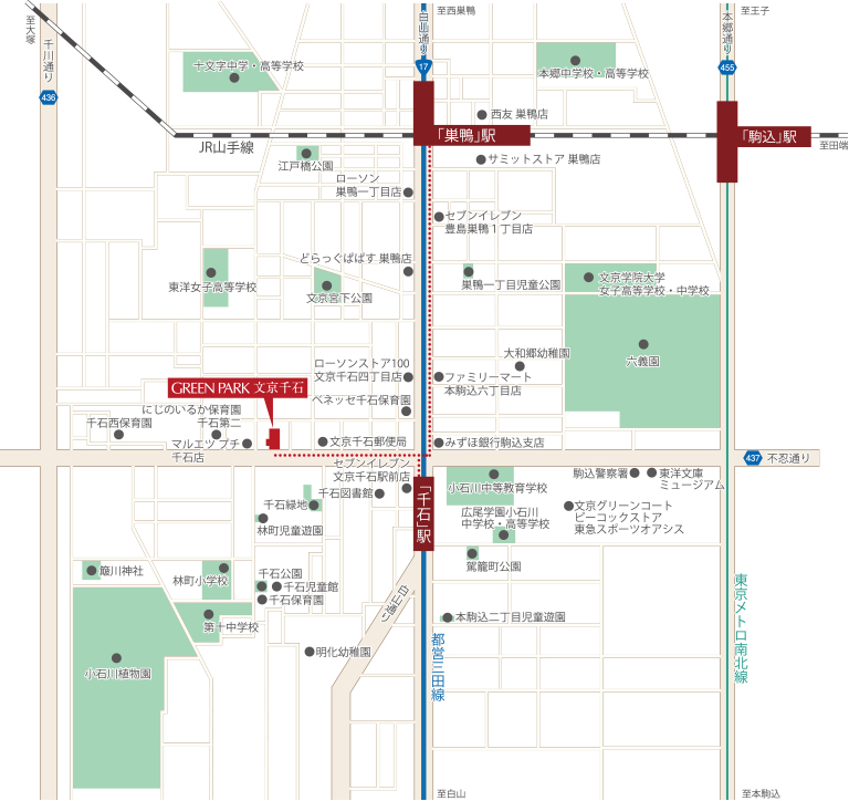 現地案内図