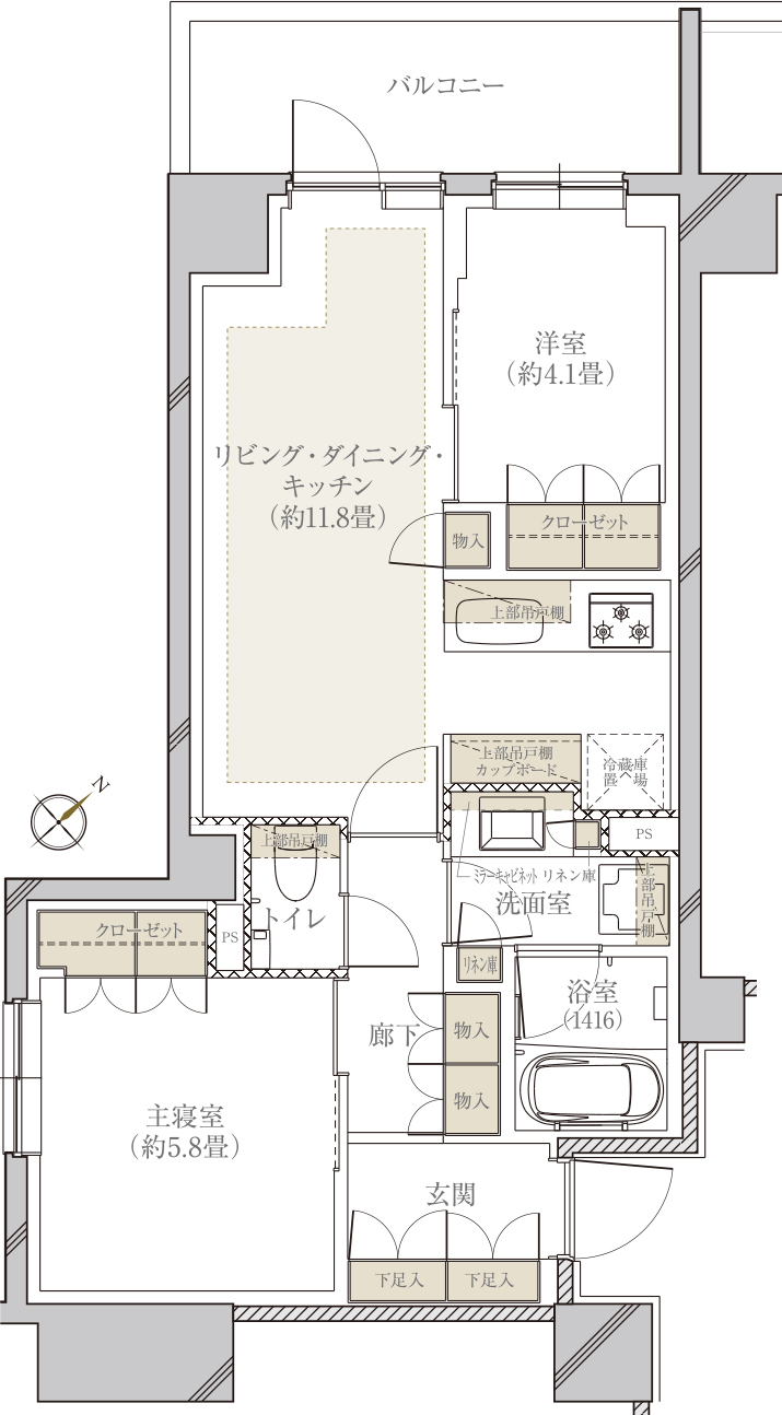 52A TYPE ：2LDK