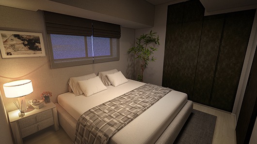 主寝室完成予想CG